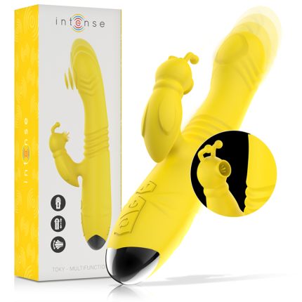 Toky Multifunktionsvibrator Up & Down mit Klitoralstimulator