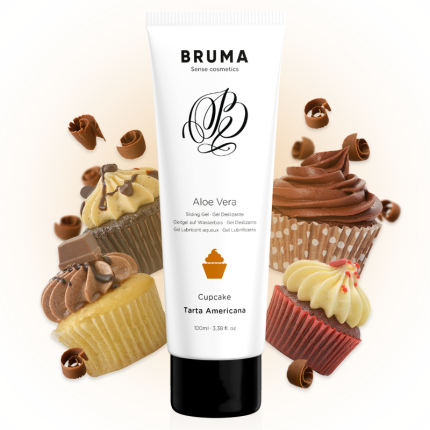 Aloe Vera Gleitgel Cupcake Geschmack 100 ml - Größe ML
