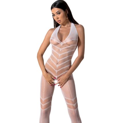 Weißer Bodystocking One Size