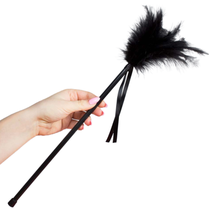 Schwarze Federn 40 cm - Größe 40