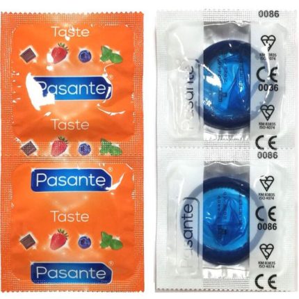 PASANTE - KONDOME GESCHMACK BLAUBEERE BEUTEL 144 EINHEITEN - Größe 144