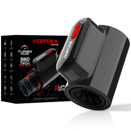 Vortex Stoß- und 360 Grad drehbarer Tech Turbo Modus Masturbator - Größe 360