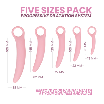 Silicone Dilator Set 5 Pieces