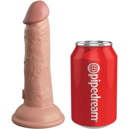 KING COCK - ELITE REALISTISCHER SILIKONDILDO 15.2 CM - Größe 15