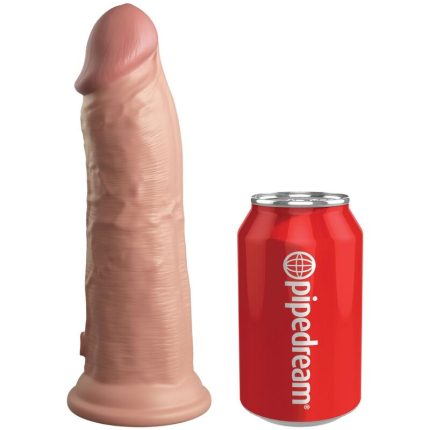 KING COCK - ELITE REALISTISCHER DILDO MIT VIBRATION UND SILIKON 20.3 CM - Größe 20