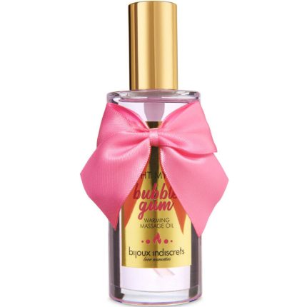 BIJOUX - INDISCRETS LIGHT MY FIRE MASSAGEÖL WRMEEFFEKT GUM-GESCHMACK - Größe L