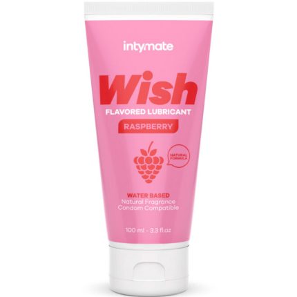 Wish Schmiermittel mit Himbeergeschmack 100 ml - Größe ML
