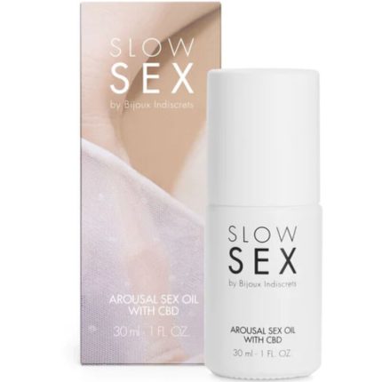 BIJOUX - SLOW SEX SEXUELLES MASSAGEÖL MIT CBD 30 ML - Größe L
