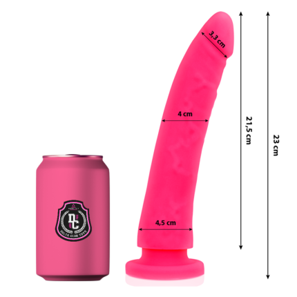 DELTA CLUB - TOYS ROSA DILDO MEDIZINISCHES SILIKON 23 CM -O- 4.5 CM - Größe 23