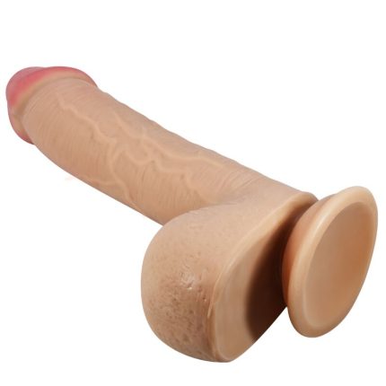 PRETTY LOVE - SLIDING SKIN SERIES REALISTISCHER DILDO MIT SLIDING SKIN SAUGNAPFLEISCH 23,4 CM - Größe 23