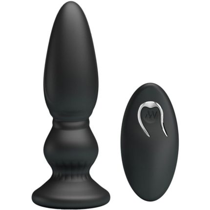 Leistungsstarker Vibrator mit Fernbedienung und Analstecker