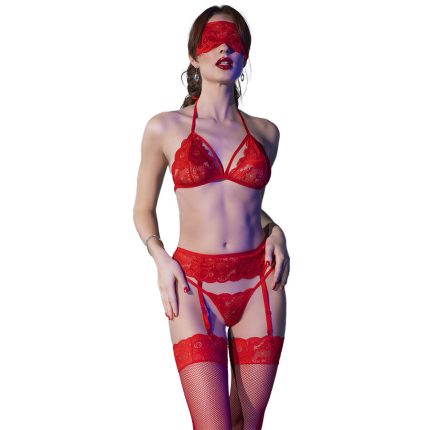 Set vierteilig rot - Größe S