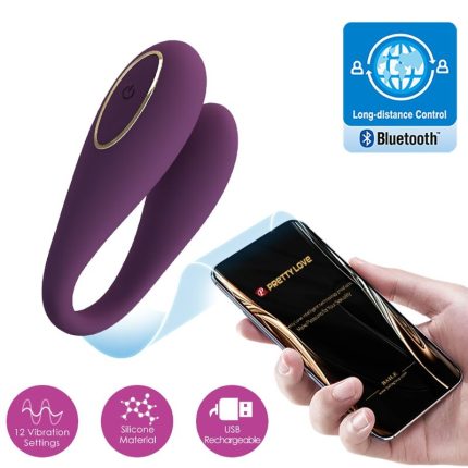August Remote Global Doppelter Vergnügen Vibrator