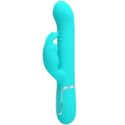 Coale Rabbit Vibrator Perlen Aquagrün