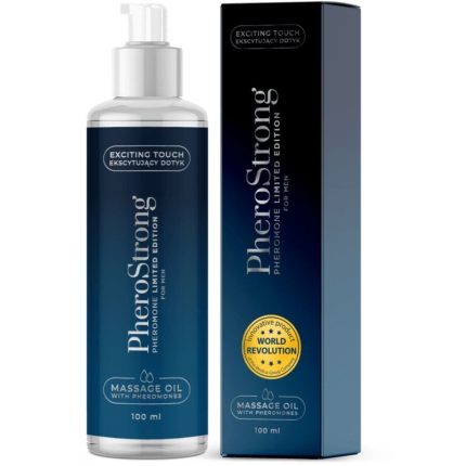 PHEROSTRONG - MASSAGEÖL LIMITED EDITION FÜR MNNER 100 ML - Größe L