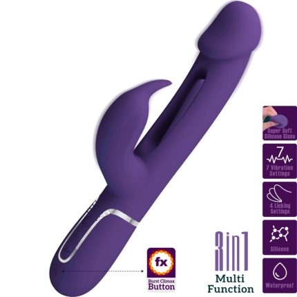 Kampas Rabbit 3 in 1 Multifunktionsvibrator mit Zunge