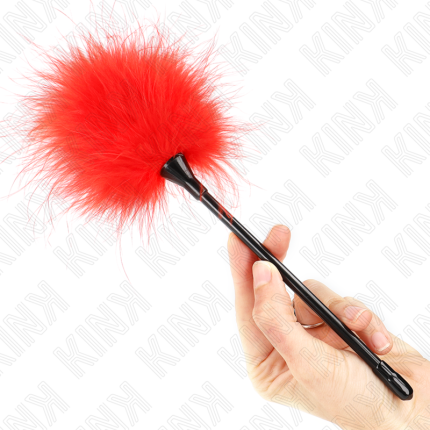 Rote Kitzelfedern 27 cm - Größe 27