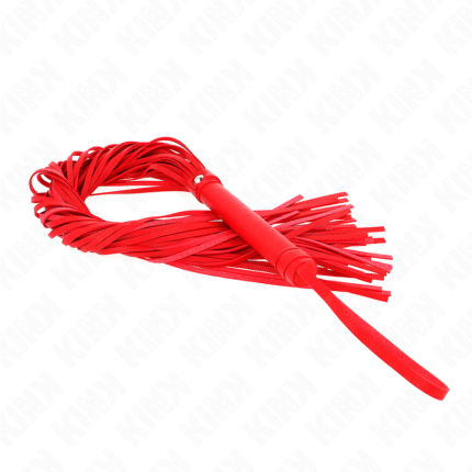 KINK - ROTE WEICH-PVC-PEITSCHE 70 CM - Größe 70