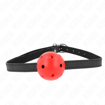 Simplicity Rot Atmungsaktiver Ballgag 4,5 cm - Größe X