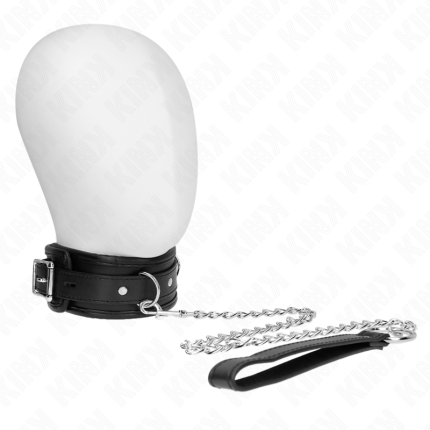 Basis Modell Halsband mit Leine 65 cm - Größe X