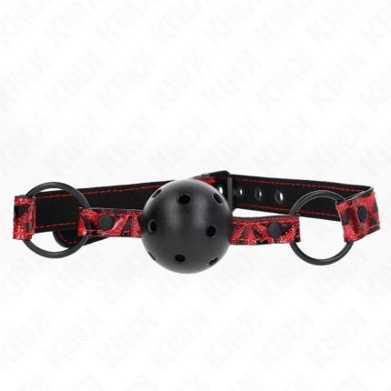 KINK - RAUTENMUSTER-BALL 4,5 CM GAG MODELL 2 64,5 CM VERSTELLBAR 42-60 CM - Größe 42