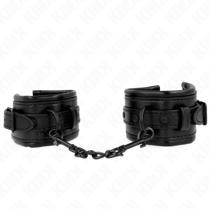 KINK - HANDGELENKFESSELN SCHWARZ VERSTELLBAR 20-30 CM X 6 CM - Größe X
