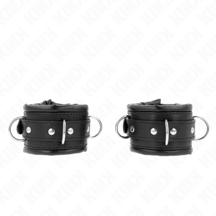 Schwere Handgelenksfesseln mit Pelzfutter verstellbar - Größe X