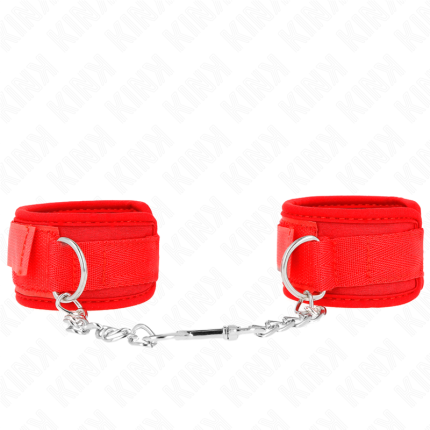 KINK - NEOPREN HANDGELENKFESSELN ROT 42 X 5 CM - Größe X