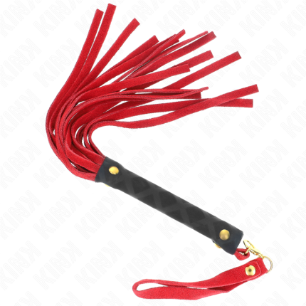 KINK - ROTE WILDLEDER MINI-PEITSCHE 30 CM - Größe 30