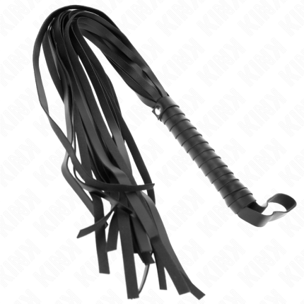 Negro Peitsche mit kurzem Griff und langem Schwanz 70 cm - Größe 70