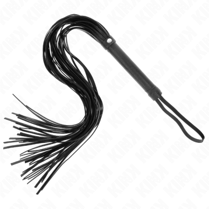 KINK - SCHWARZE WEICH-PVC-PEITSCHE 70 CM - Größe 70
