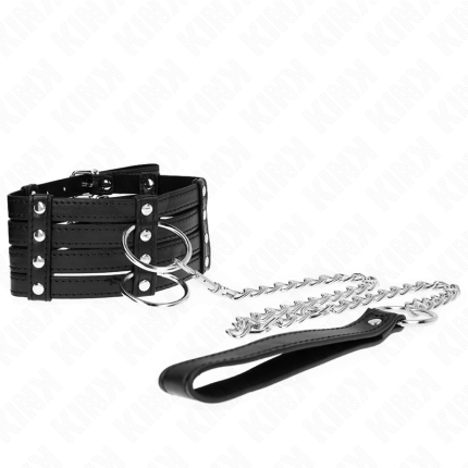 KINK - HALSKETTE MIT GÜRTEL 65 CM SUB STYLE VERSTELLBAR 35-51 CM X 7 CM - Größe X