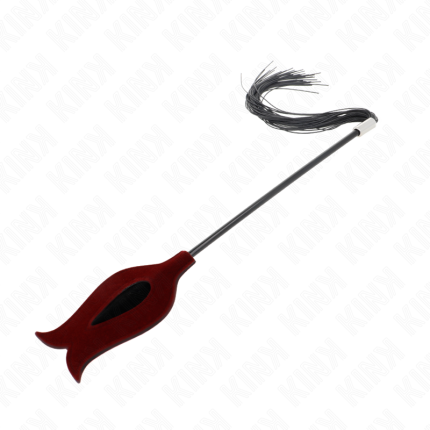 Rosenform Quastenpeitsche aus Silikon 45 cm - Größe 45