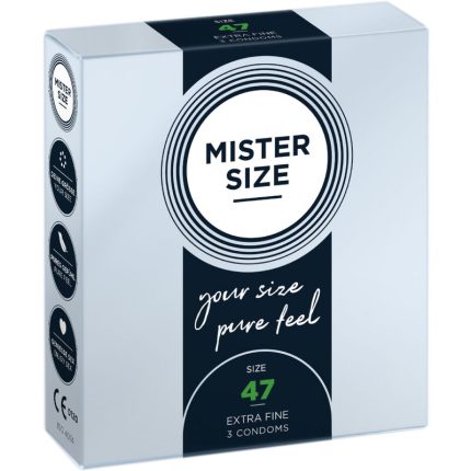 MISTER SIZE - KONDOME GRÖSSE XS 47 MM (3 EINHEITEN) - Größe XS