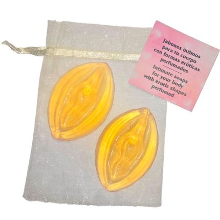 Duftseifen Vagina Form Gelb 2er Set