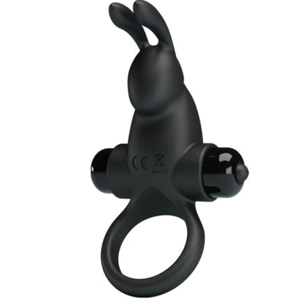 Vibrationsring mit Rabbit-Klitorisstimulator - Größe 10