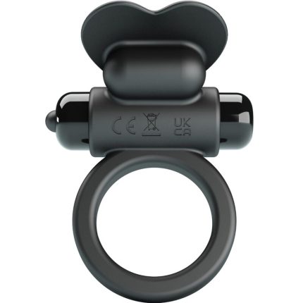 PRETTY LOVE - DEBONAIRE VIBRATIONSRING KANINCHEN 10 VIBRATIONEN SCHWARZ - Größe 10