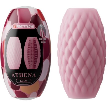 PRETTY LOVE - ATHENA EROS MÄNNLICHER MASTURBATOR AUS SILIKON ROSA - Größe M