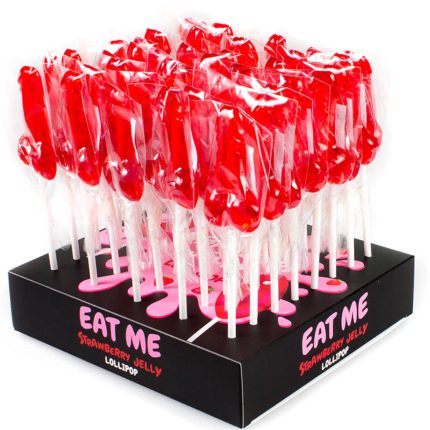 Display Sortiment Penis-Lutscher mit Alkohol 40 Einheiten - Größe 40