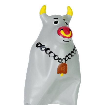 CONDOMERIE - HANDBEMALTE NEUHEITSKONDOME GRAUER Stier MODELL XL - Größe XL