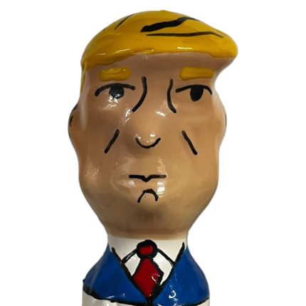 CONDOMERIE - HANDBEMALTE NEUHEITSKONDOME GRUMPY TRUMP XL - Größe XL