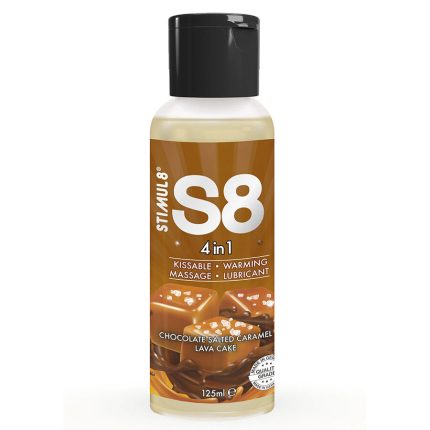 STIMUL8 - S8 4 IN 1 SCHOKOLADE UND GESALZENES KARAMELL-DESSERT-SCHMIERMITTEL 125 ML - Größe ML