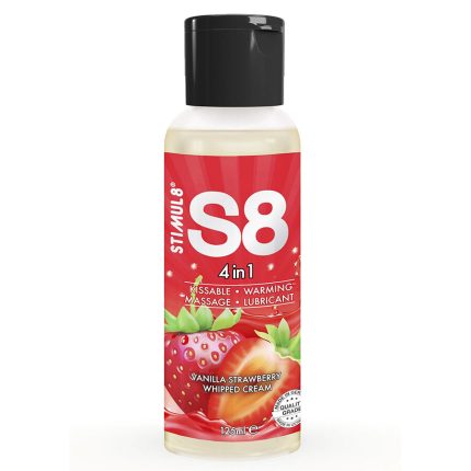 STIMUL8 - S8 4 IN 1 ERDBEER-DESSERT-SCHMIERMITTEL 125 ML - Größe ML