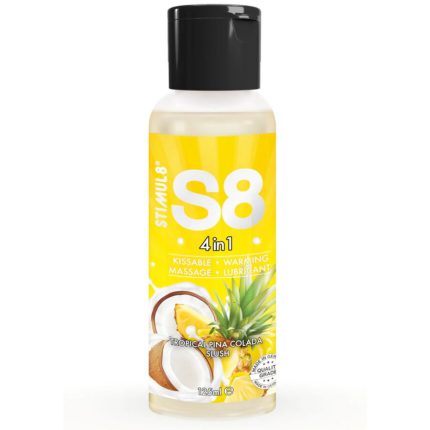 STIMUL8 - S8 4 IN 1 PINA COLADA DESSERT-SCHMIERMITTEL 125 ML - Größe ML