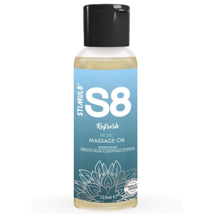 STIMUL8 - S8 REFRESH BAUMWOLLMASSAGEÖL 125 ML - Größe L