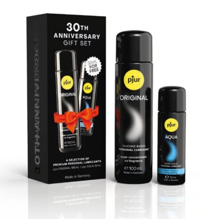 PJUR - SET 30. JAHRESTAG PJUR ORIGINAL 100 ML + PJUR AQUA 30 ML ALS GESCHENK - Größe ML