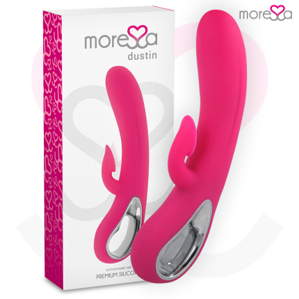 MORESSA - DUSTIN KLITORIELLE STIMULIERENDE WELLEN UND STARKE VIBRATION PREMIUM-SILIKON WIEDERAUFLADBAR