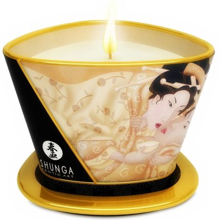 SHUNGA - MINI CARESS BY CANDELIGHT VANILLE MASSAGEKERZE 170 ML - Größe ML