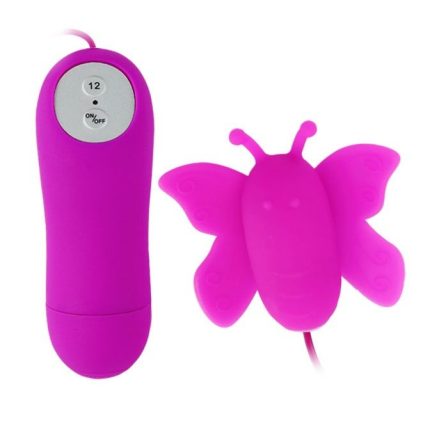 BAILE - LOVE EGGS BUTTERFLY CLITORIS STIMULATOR 12 GESCHWINDIGKEITEN LILA FERNBEDIENUNG - Größe 12