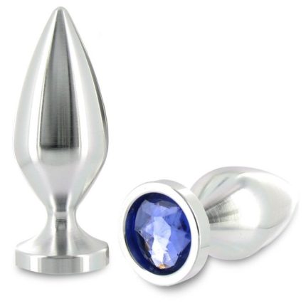 METAL HARD - ANALSTECKER ALIMINIUM KRISTALL FARBE KLEIN 5,71 CM - Größe 71